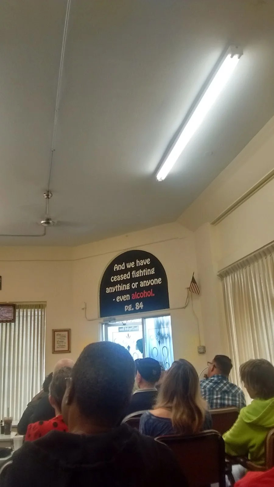 The Round Table: alcoholics anonymous meetings - interior photo